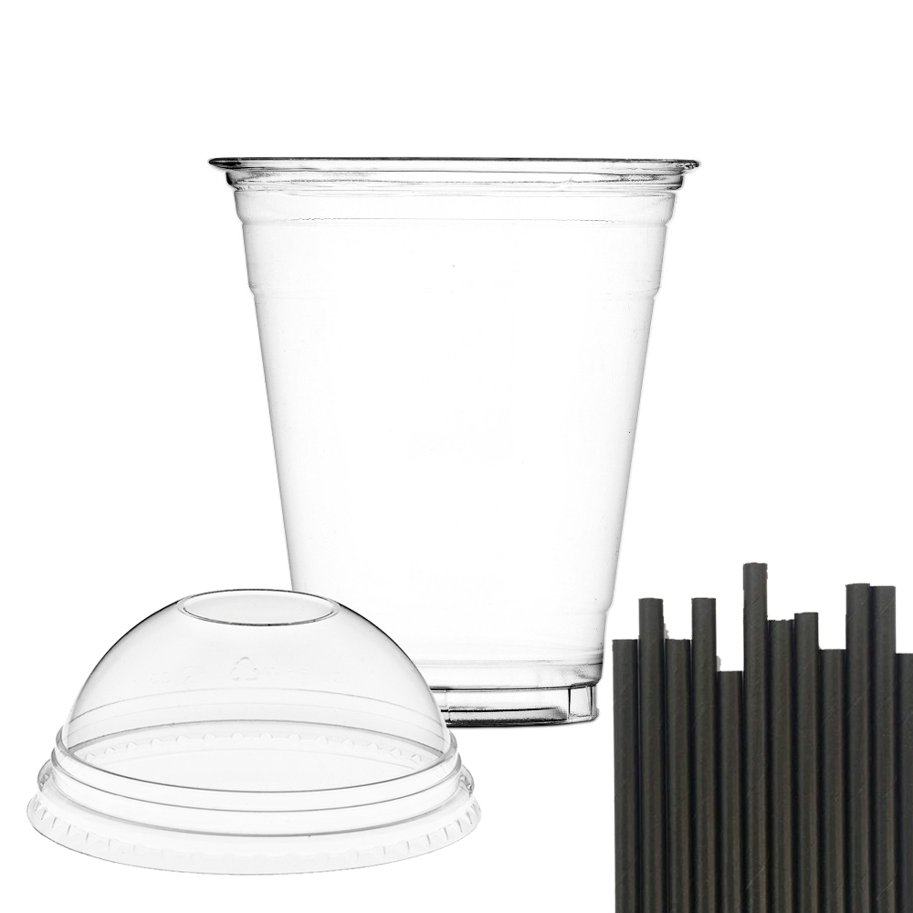 200 Pack of PET Cups, Lids & Straws | Next Day Delivery | Projuice