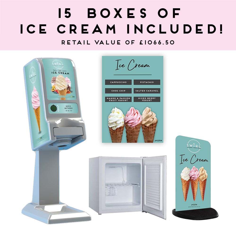 Ice Cream OS17 Dispenser Bundle Ice Cream at the Touch of a Button