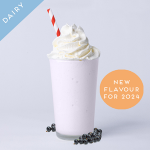 blackcurrant and clotted cream shake